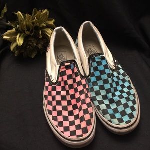 coloring checkered vans